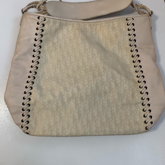 Christian Dior trotter hobo shoulder bag off white - Picture 7 of 10